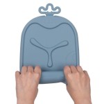 Zwijana mata BLW do nauki samodzielnego jedzenia - błękit / b.box roll + go