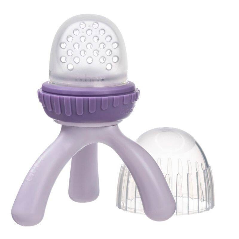 Gryzak silikonowy do podawania pokarmu - piwonia / b.box