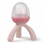 Gryzak silikonowy do podawania pokarmu - róż / b.box