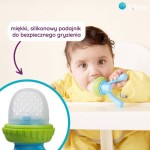 Gryzak silikonowy do podawania pokarmu - róż / b.box