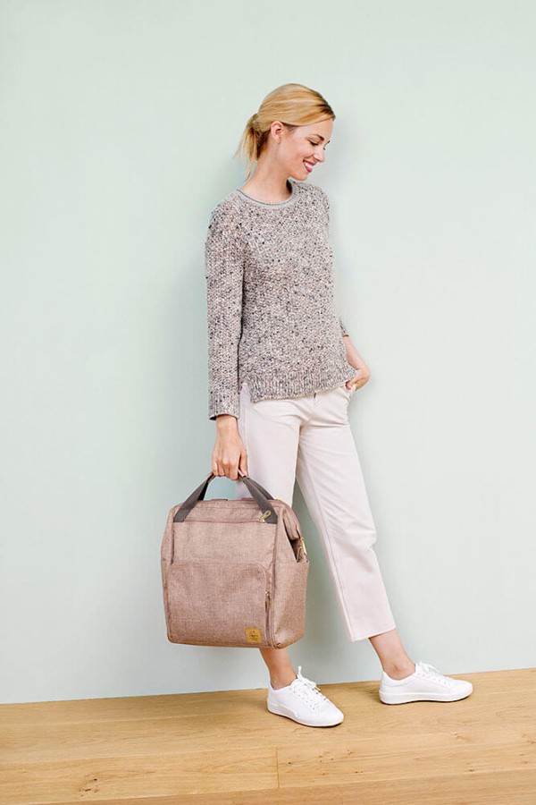 Plecak dla mam z akcesoriami Goldie Backpack Rose / Lassig Glam Label