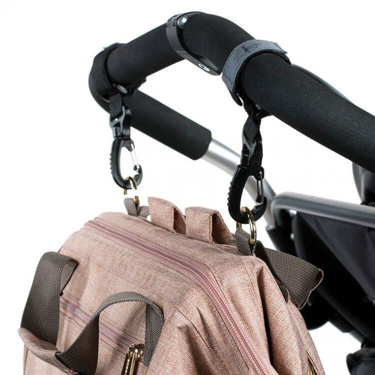 Plecak dla mam z akcesoriami Goldie Backpack Rose / Lassig Glam Label