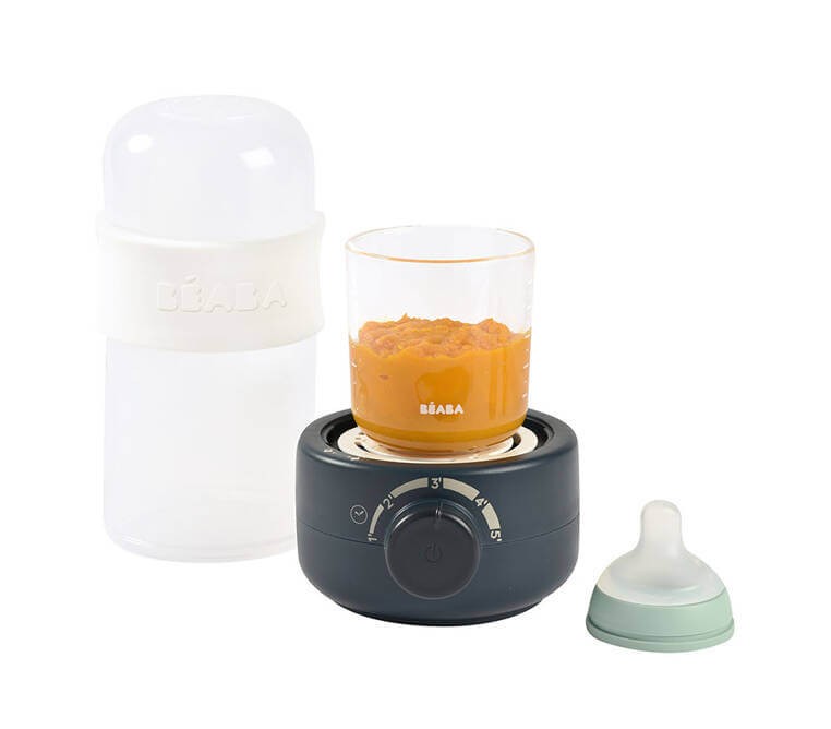 Podgrzewacz i sterylizator parowy do butelek i słoiczków Babymilk Second Night blue / Beaba