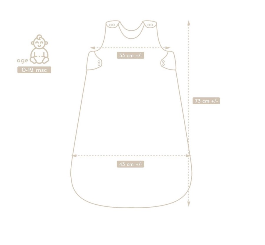 Śpiworek ONE SIZE - World of dinosaurs / Babysteps