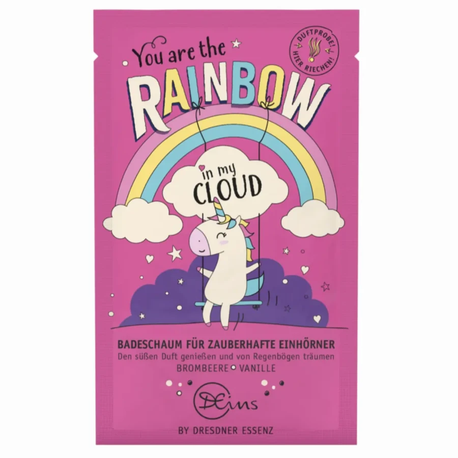„JESTEŚ TĘCZĄ W MOJEJ CHMURZE" - pianka do kąpieli, 60g  / Dresdner Essenz