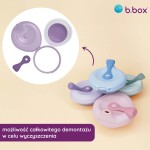 Silikonowa miseczka z pokrywką - róż / b.box fill+feed