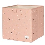 Pudełko na zabawki recycled - Terrazzo Clay / 3 Sprouts