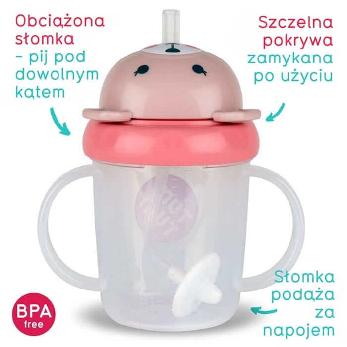 Bidon ze Słomką dla Dzieci Miś Betsy / Tum Tum