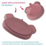 Zestaw obiadowy z przyssawkami - Pink Miś Betsy / Tum Tum