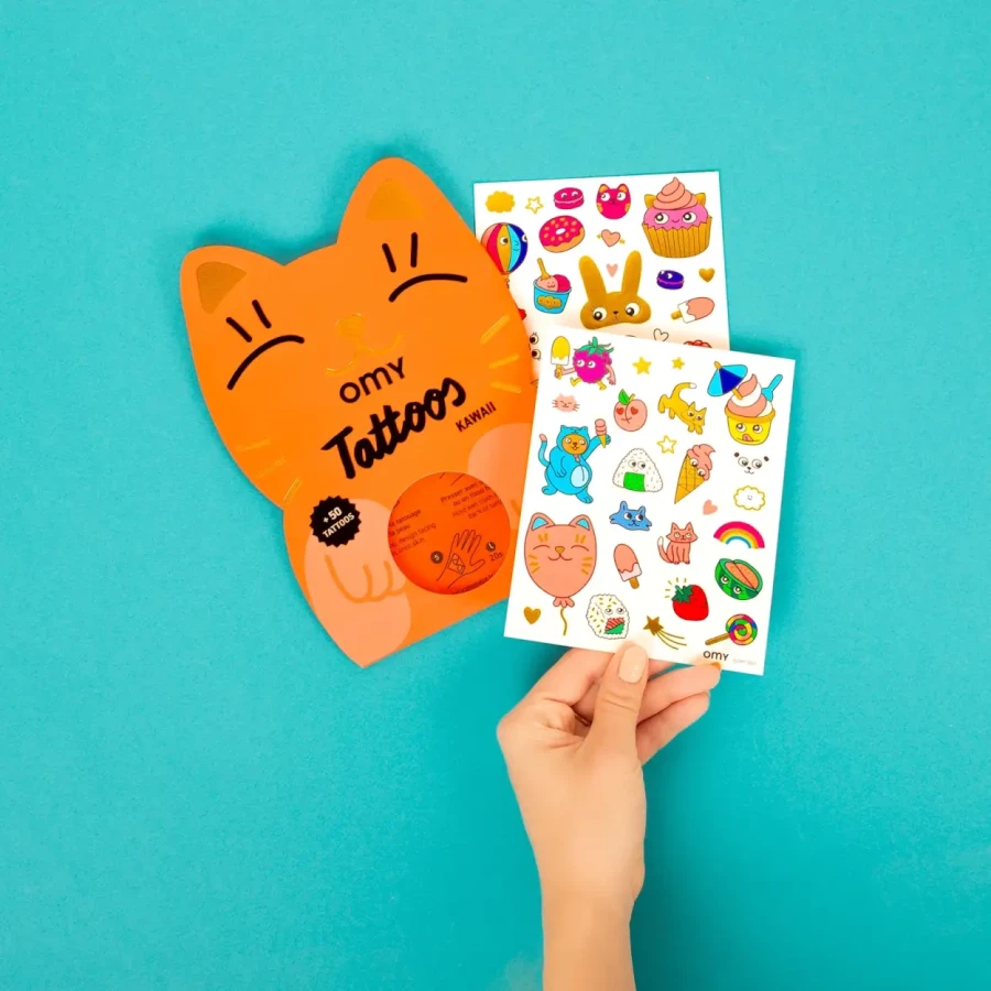 Tatuaże dla dzieci 50 sztuk - Kawaii / OMY