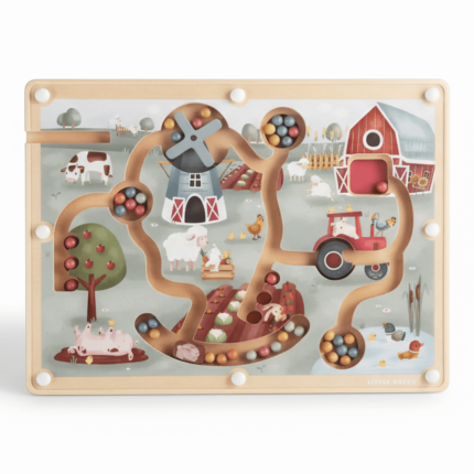 Magnetyczny labirynt Little Farm FSC / Little Dutch
