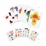 Zestaw składanek papierowych PIRACI / Djeco