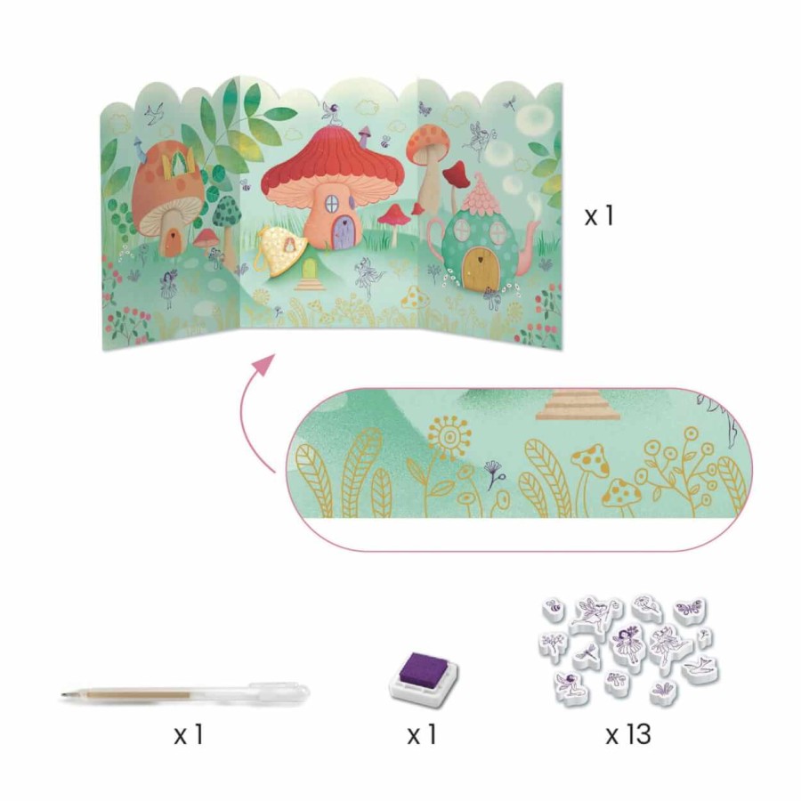 Zestaw artystyczny 6w1 WRÓŻKI / Djeco