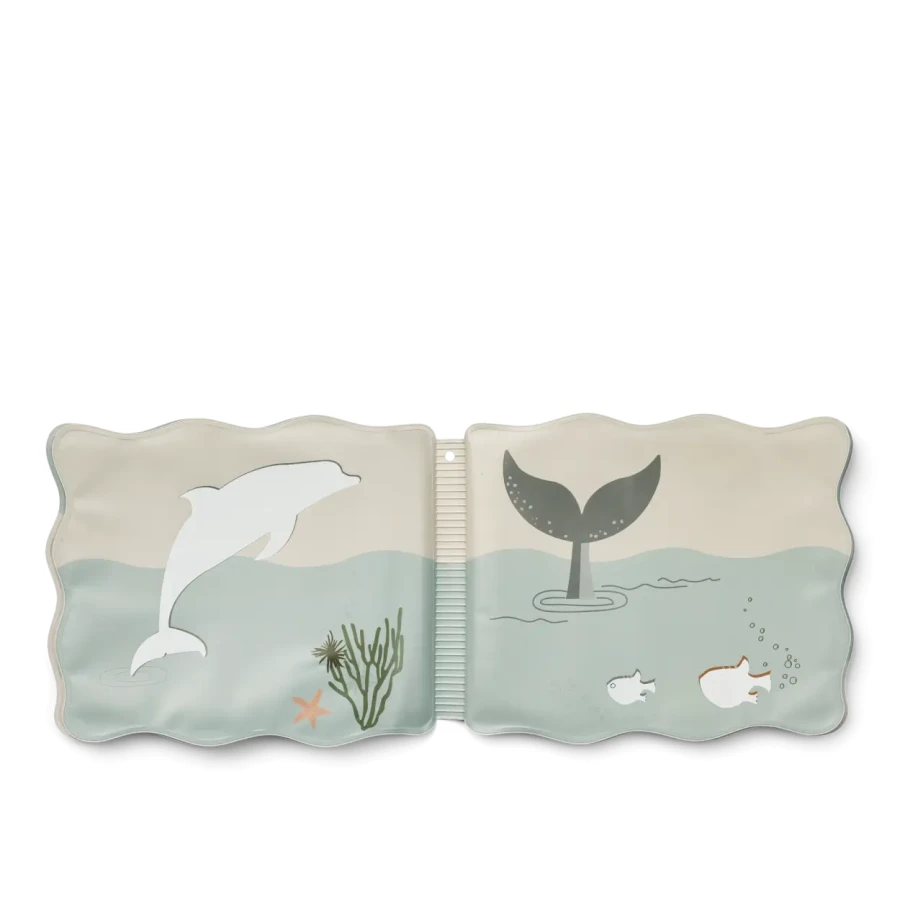 Magiczna książeczka do kąpieli Waylon - Sea creature, sandy / Liewood