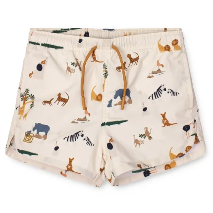 Szorty kąpielowe Aiden - All together, sandy / Liewood