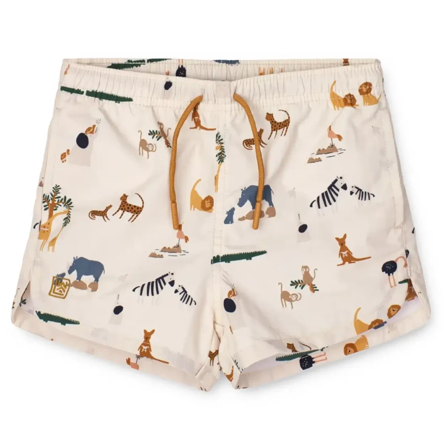 Szorty kąpielowe Aiden - All together, sandy / Liewood