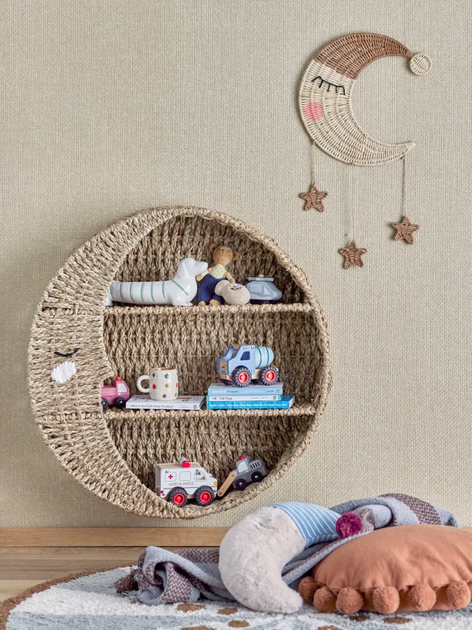 Rattanowy Mobile Księżyc - Nature / Bloomingville Mini