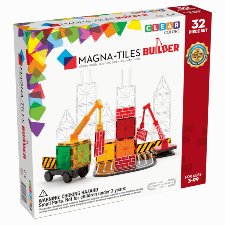 Klocki Magnetyczne Builder 32 el. / Magna-Tiles