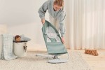 BABYBJORN - leżaczek BALANCE SOFT WOVEN JERSEY, light sage - grey