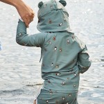 Czapeczka kąpielowa przeciwsłoneczna UV 50+ Space Light Green / Nuuroo