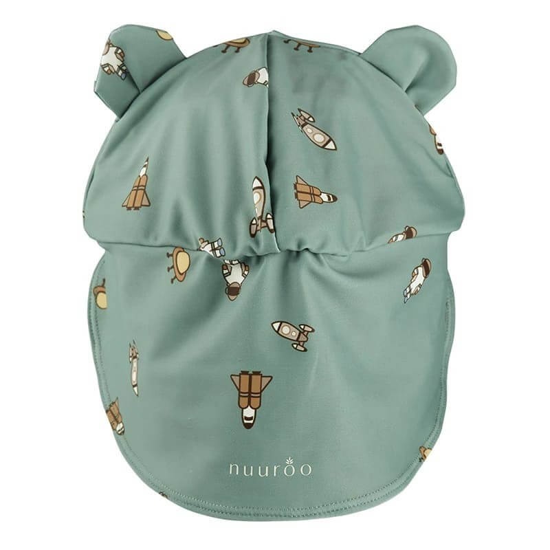 Czapeczka kąpielowa przeciwsłoneczna UV 50+ Space Light Green / Nuuroo