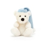 Jellycat Poppet Miś Polarny z czapką