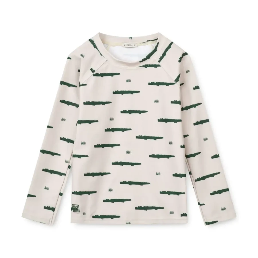 Koszulka kąpielowa UV z długim rękawem Noah - Carlos, sandy / Liewood