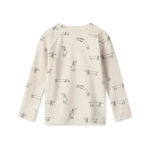 Koszulka kąpielowa UV z długim rękawem Noah - Dog, sandy / Liewood