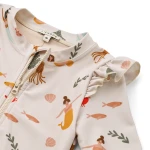 Kombinezon kąpielowy UV Amel - Mermaids, sandy / Liewood