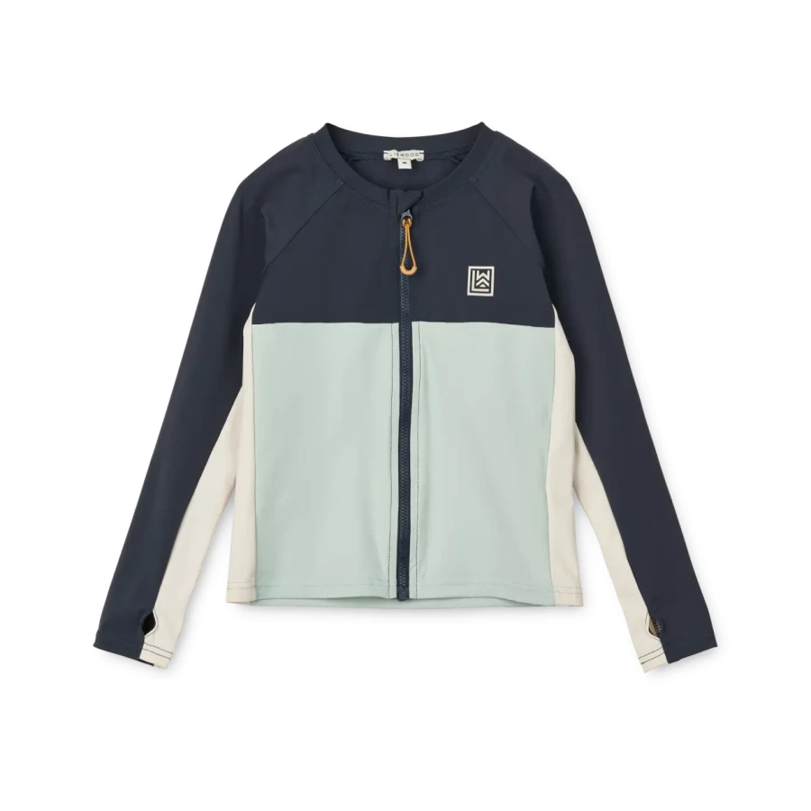 T-shirt kąpielowy UV z długim rękawem Avalon: Classic navy mix / Liewood