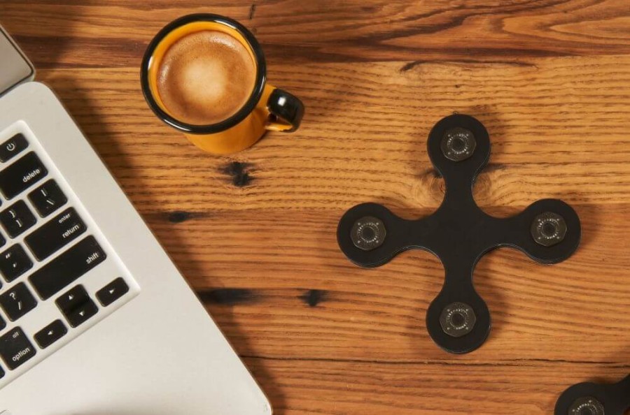 Układanka magnetyczna CLIXO Designer Pack, czarno-szary