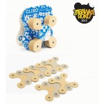 Układanka magnetyczna CLIXO Designer Pack, beżowo-szary