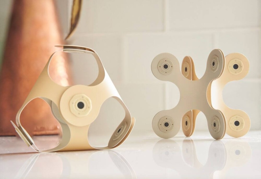 Układanka magnetyczna CLIXO Designer Pack, beżowo-szary