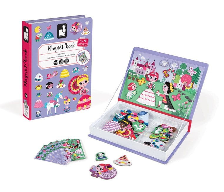 Magnetyczna układanka Księżniczki Magnetibook / Janod