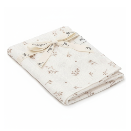 Bambusowa pieluszka muślinowa 65x65 - twigs / My Memi