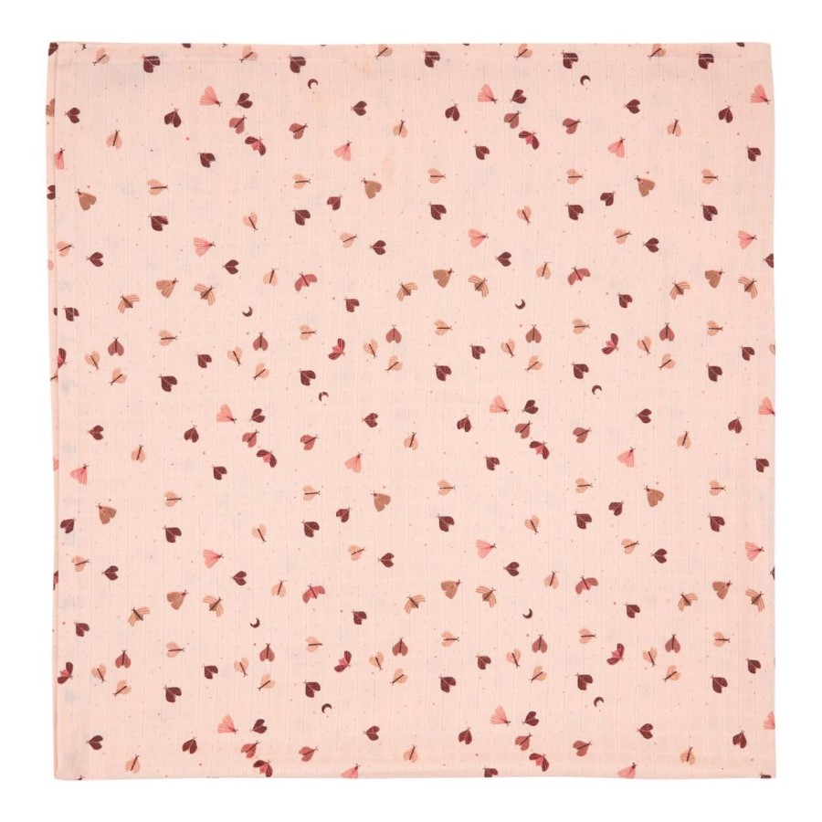 Otulacz bambusowo-muślinowy 110 x 110cm Sweet Butterfly / bébé-jou