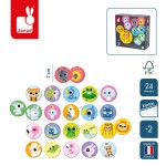 Gra memory Emocje 24 elementy / Janod J05826