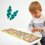 Magnetyczna układanka Magneti'stories Dinozaury  3+ / Janod