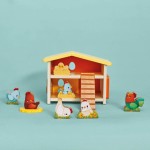 Drewniany domek Farma Mój pierwszy kurnik 18 m+ / Janod