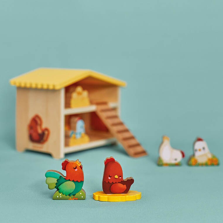 Drewniany domek Farma Mój pierwszy kurnik 18 m+ / Janod