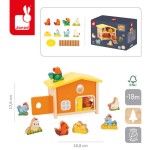 Drewniany domek Farma Mój pierwszy kurnik 18 m+ / Janod