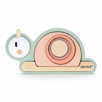 Drewniana układanka sensoryczna Ślimak Sweet Cocoon / Janod