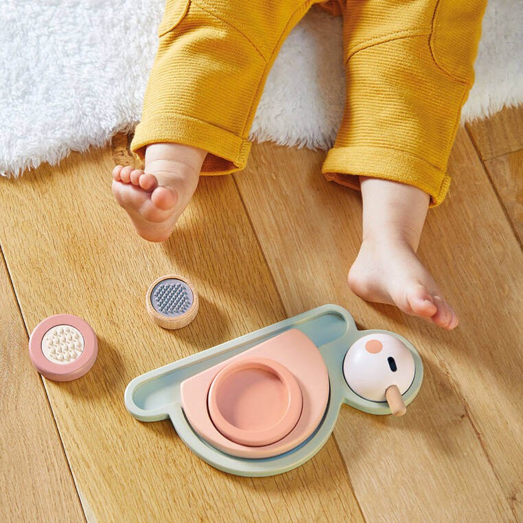 Drewniana układanka sensoryczna Ślimak Sweet Cocoon / Janod