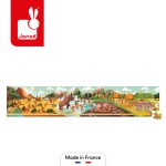 Puzzle panoramiczne w walizce Prehistoria 100 elementów / Janod
