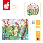 Puzzle w walizce Matka natura 200 elementów / Janod