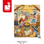 Puzzle w walizce Czary 200 elementów / Janod