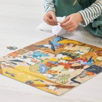 Puzzle w walizce Czary 200 elementów / Janod