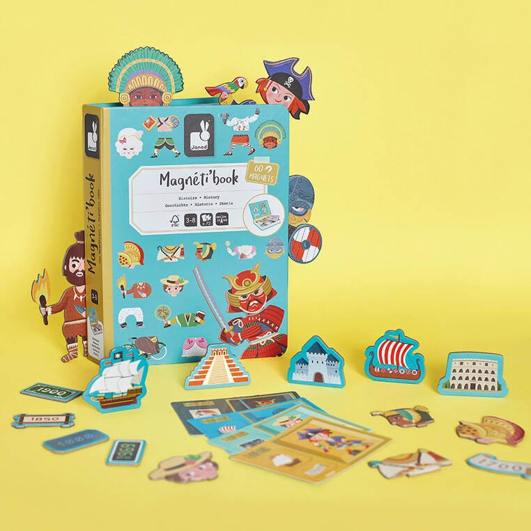 Magnetyczna układanka Historia Magnetibook  / Janod