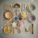 Talerzyk sylikonowy z przyssawką - Pale Daffodil / Mushie