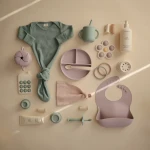 Talerzyk sylikonowy z przyssawką - Soft Lilac / Mushie